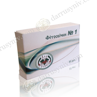 Фітосвічки “ ДАР РУСИНІВ” № 1